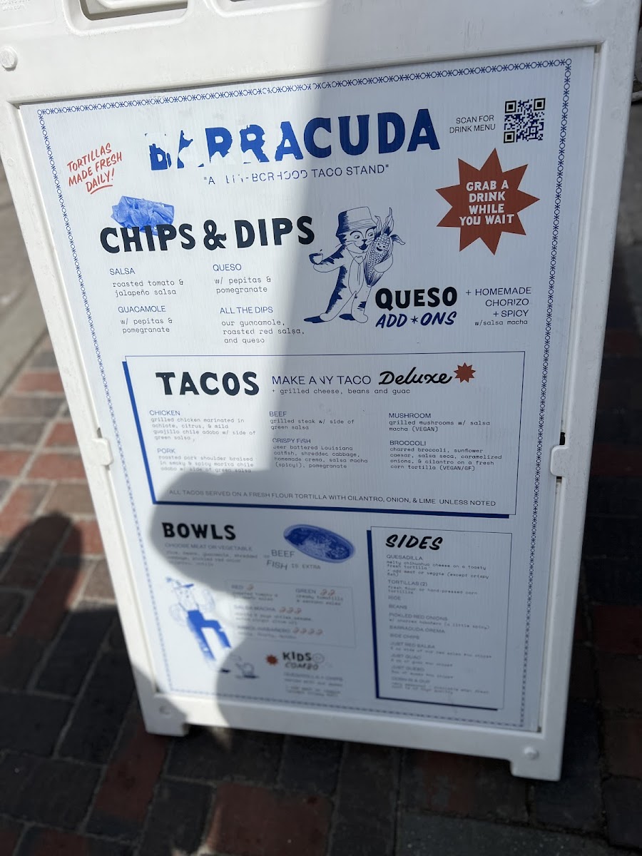 Barracuda Taco Stand Menu - Image 5