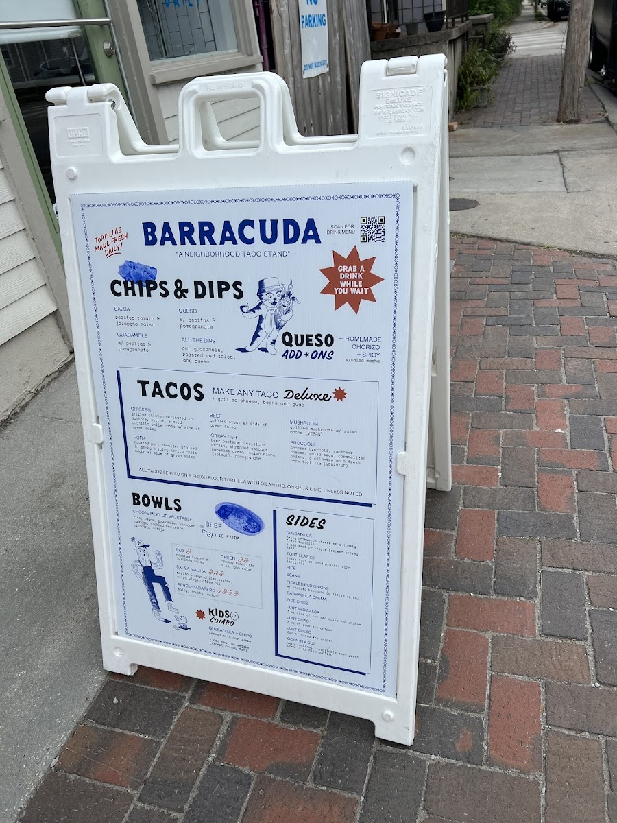 Barracuda Taco Stand Menu - Image 6